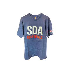 SDA Blue Devils Tee Full Front Logo